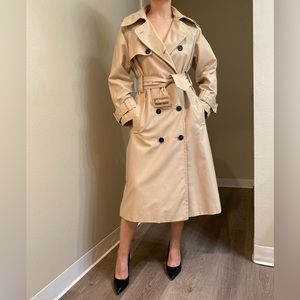 Zara Beige Trench Coat XS Size